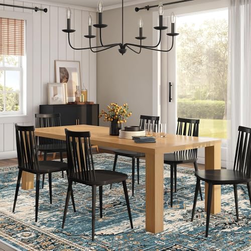 Washable 10x14 Area Rugs - Large Rugs for Living Room Stain Resistant Carpet Vintage Rugs for Bedroom with Non Slip Backing Home Decor Floor Decoration Mat 10x14 Blue
