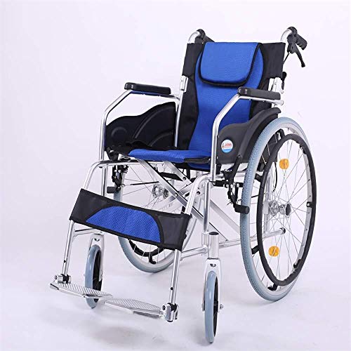 BAJIMI ハンドブレーキ付き車いす車椅子コンフォート多機能ポータブル折りたたみ交通車いす高齢者障害者の旅行議長ワゴン(スタイル:B) 介護・介助兼用