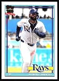 2026 Topps 1991 Topps #T91-62 Junior Caminero Tampa Bay Rays Series 1 MLB Baseball Trading Card