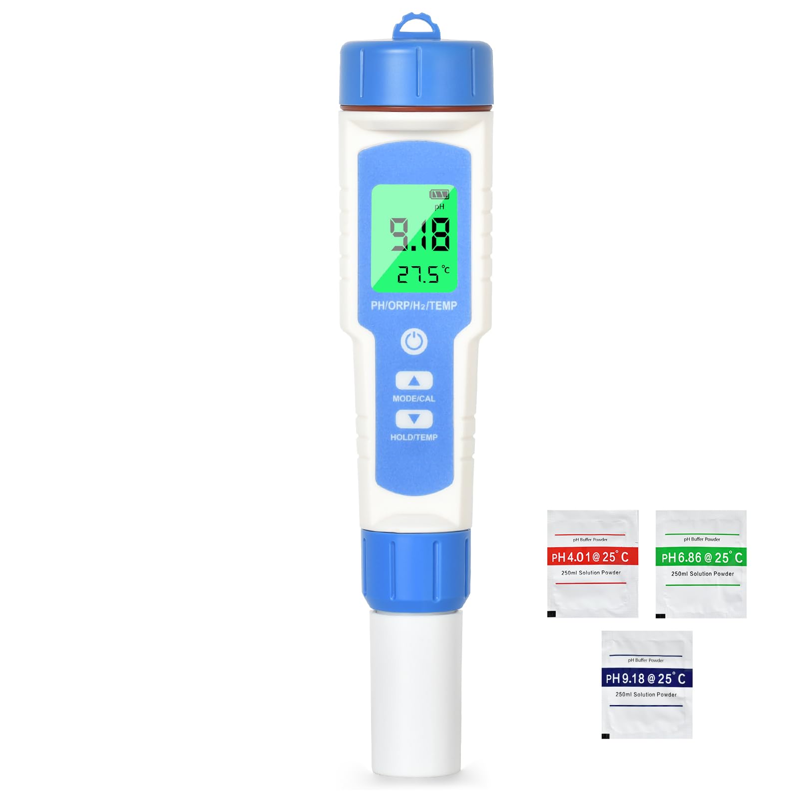 Amazon | 【2025新登場】測定器 H2/ORP/PH/温度 4 in1測定器 水質検査