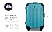 Travelers Club Chicago Hardside Expandable Spinner Luggage, Teal, 22