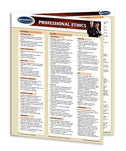 Professional Ethics Guide - Law Quick Reference Guide by Permacharts