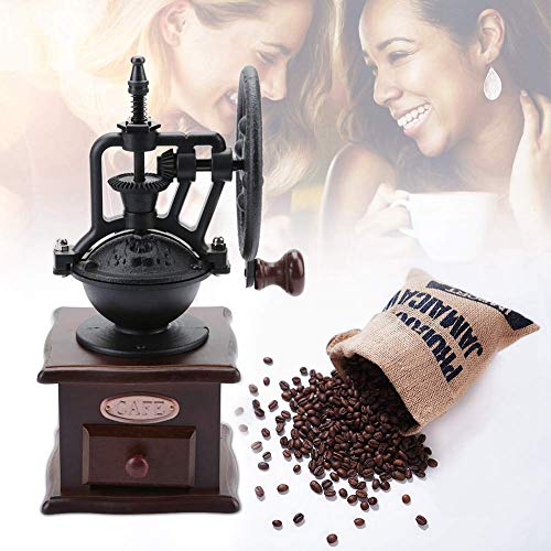DONDOW Kaffeemühle, Hand Coffee Bean Grinder Handmühle Pfeffer Spice Startseite Schleifmaschine Bohnen Bowl Design… – Bild 3