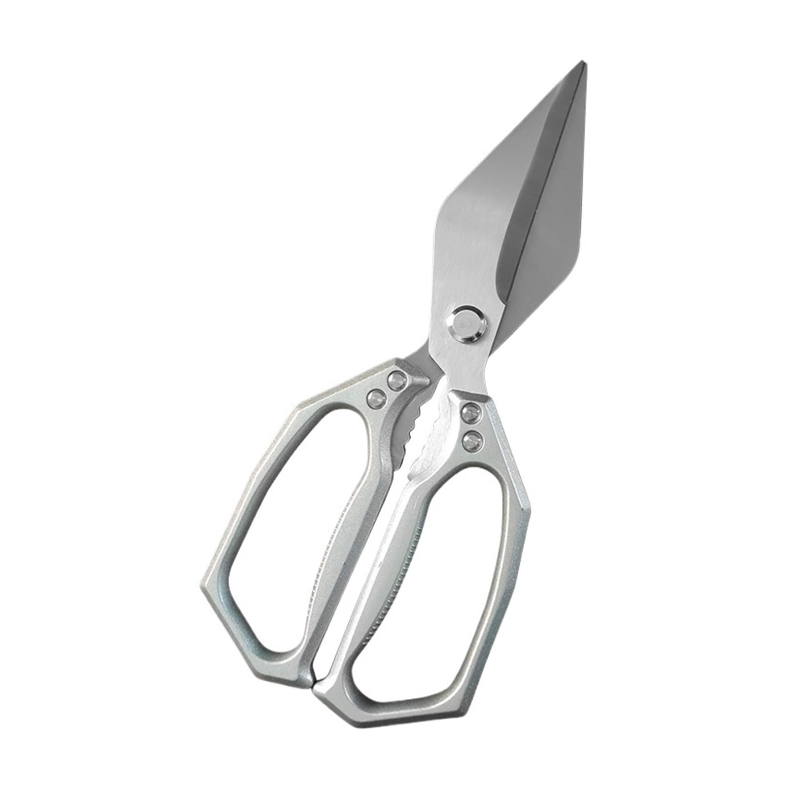 Ciseaux de cuisine multifonctionnels performants pour os de poulet silver