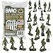BMC Marx Plastic Army Men Marching US Soldiers - Green 27pc WW2 Figures US Made