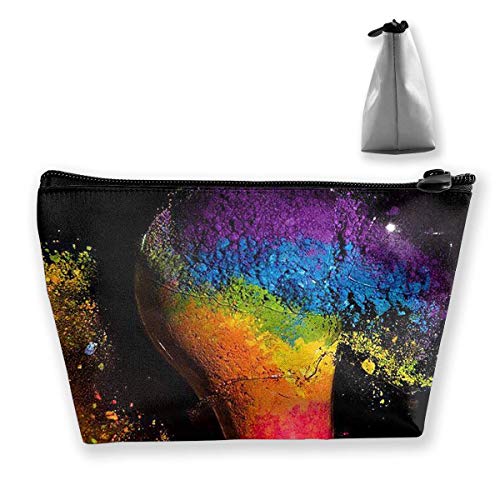 Preisvergleich Produktbild Ahdyr Reise Kosmetiktaschen Glühbirne Kleine Schminktasche Multifunktionsbeutel Kosmetische Handtasche Toilettenartikel Organizer Tasche für Frauen Mädchen 8.7x2.8x4.7 in
