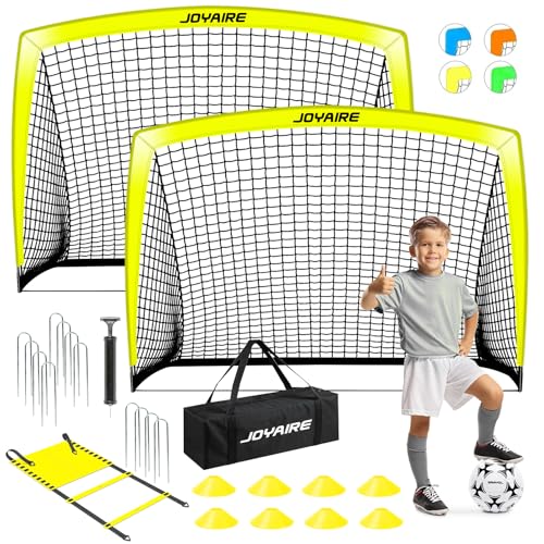JOYAIRE Soccer Goals for Backyard Set, Portable Kids