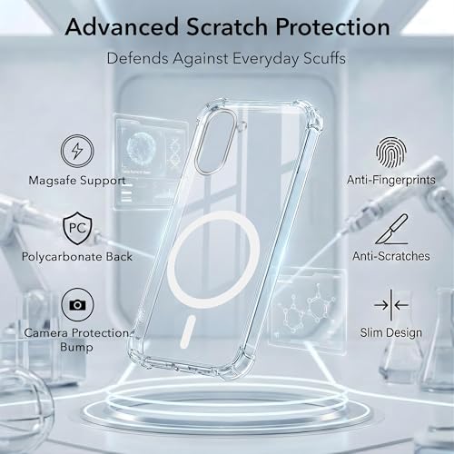 Image of Jkobi Shockproof Crystal-Clear Back Cover for Oneplus Nord CE 5 (Magsafe Wireless Support | Drop & Camera Protection | Hard Polycarbonate)