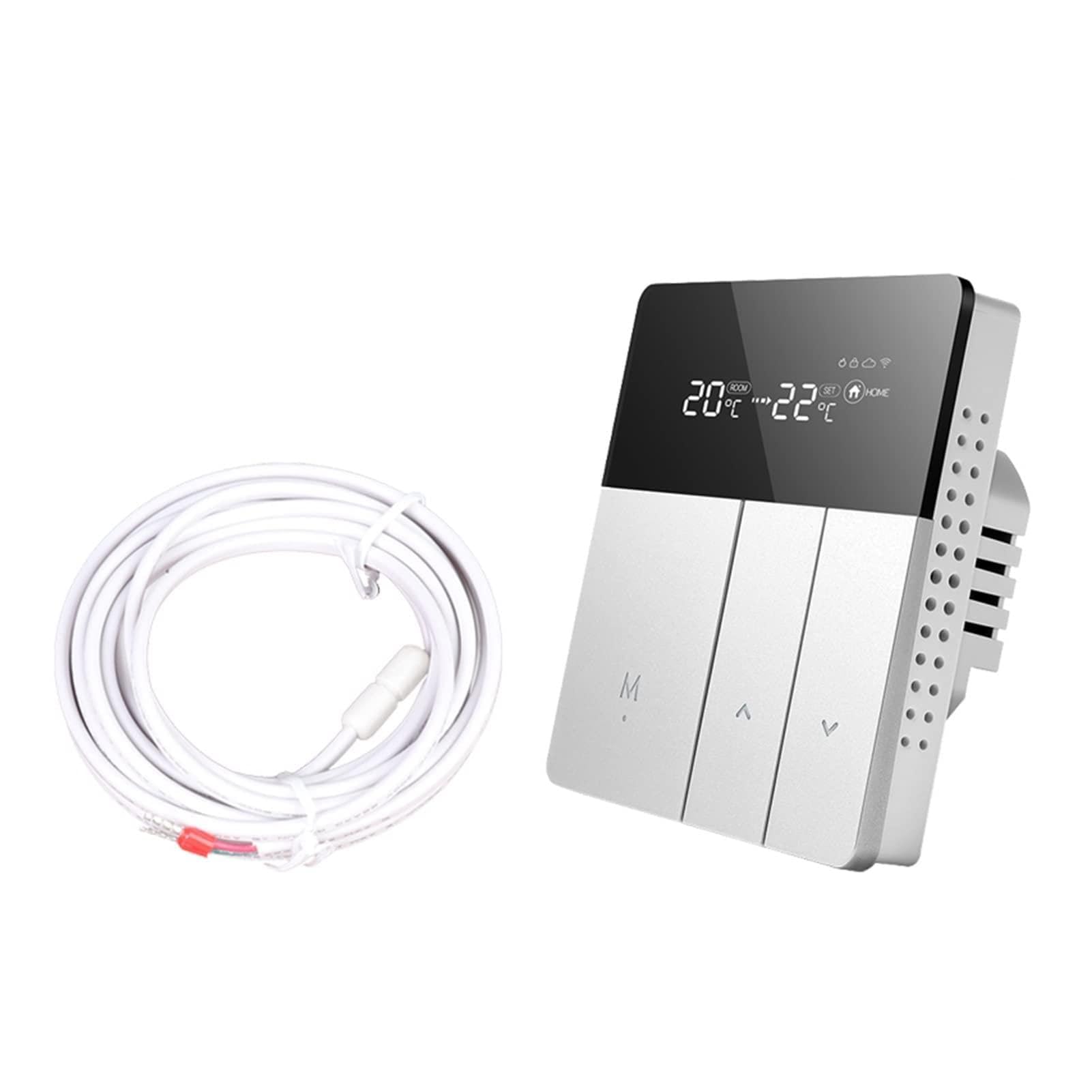 Cyfrowy higrometr termometr wewnętrzny Wifi Smart Thermostat Regulator temperatury do wody Elektrycznej Kocioł Gazowy Kocioł Ogrzewanie Strona główna Aplikacja Z wyświetlaczem LCD(Sensor and EH)