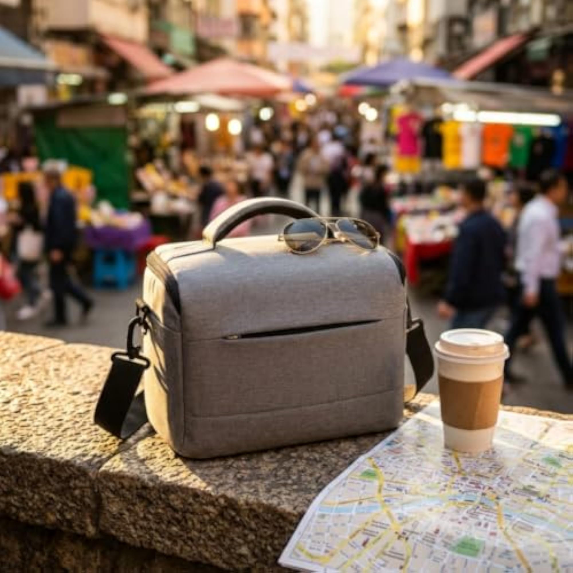Lightweight DSLR Shoulder Bag, Shockproof Mirrorless Camera Carrying Case