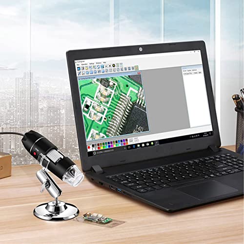 Cyfrowy Mikroskop USB, USB Typu C Micro USB 3 w 1 1600X Powiększenie Endoskop Kamera, 8 LED Regulowany, Cyfrowy Lupa, dla Przemysłowych, Moduł Telekomunikacyjny
