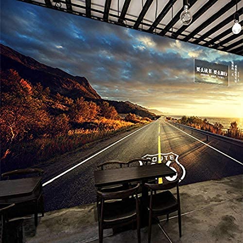 Poster In Latta Vintage Route 66 – Set Di 4 Cartelli Metallici Decorativi Per Garage, Bar E Casa, 30,5x20,3 Cm - 4