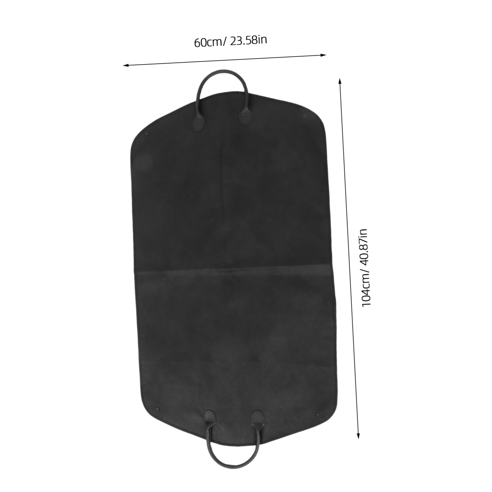 Hemobllo 2 Piezas Bolsa para Abrigos con Asa y Cremallera Funda Protectora Antipolvo de Tela No Tejida Bolsa de Almacenamiento para Trajes Chaquetas y Abrigos para Viajes de Negocios y