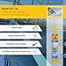 Sikaflex 1A Polyurethane Premium Grade High Performance Elastomeric Sealant, 10.3 fl oz Capacity, Limestone, 12 Tubes