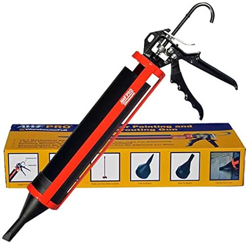 AWF PRO - Mortar Pointing Gun, 1 Quart (32 fl oz.) Capacity, 12:1 Thrust,2 Nozzles, Adjustable Pusher Plate, AWF-Pro Cover