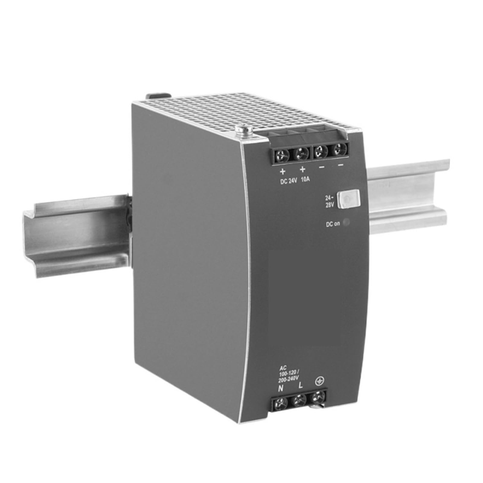 DEBLAN Alimentation monophasée sur Rail DIN CS10.241 24 V, 10 A, 240 W pour l'automatisation Industrielle et l'ingénierie des Machines