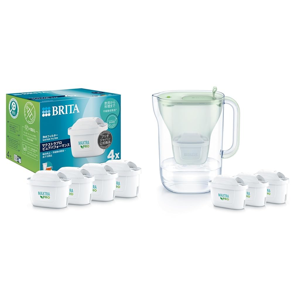 BRITA マクストラプロ ピュアパフォーマンス 4個入り。2セット‼️ Amazon｜ブリタ 交換用カートリッジ マクストラプラス ピュア