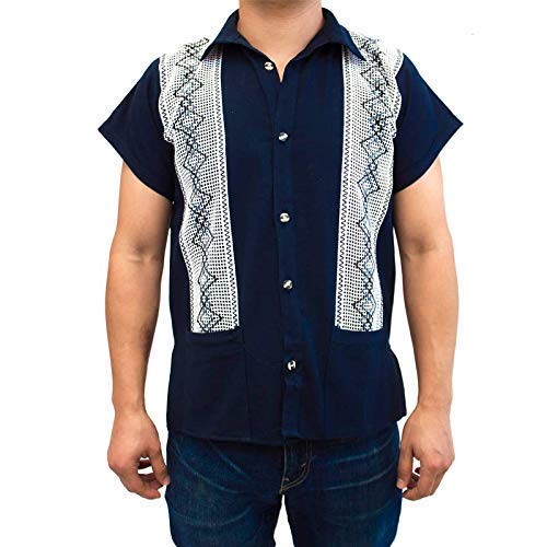 Men's Hand Embroidered Mexican Shirt 