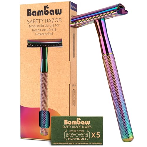 INCLUDE 5 LAMETTE RASOIO SICUREZZA: Questa lametta barba professionale in acciaio inox di alta qualità sono pensate per resistere alla corrosione, così rimangono affilate e durano più a lungo, garantendo una rasatura precisa e una pelle più morbida. Ogni lametta è confezionata con carta cerata, per poterla manipolare in tutta sicurezza.