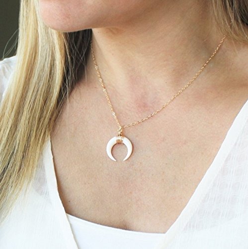 Crescent Bone Necklace Hotsell, 59% OFF 