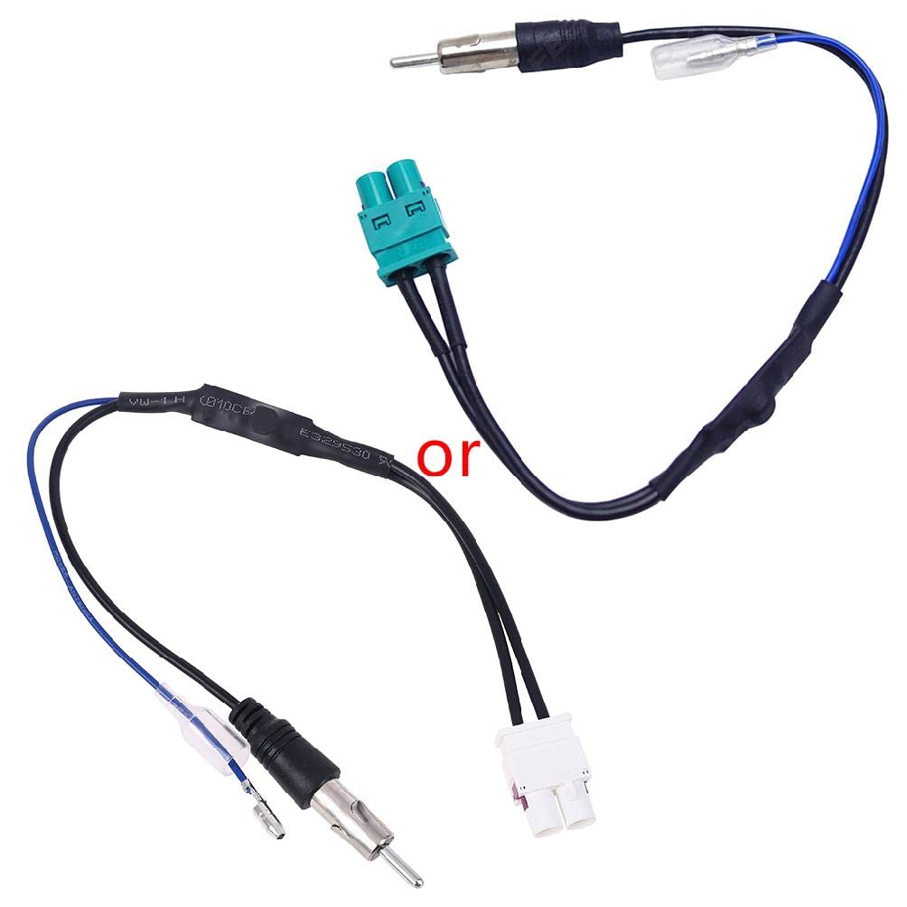 FAKRA RF Radio Antenna Adapter Converter Cable with Amplifier for RNS510/RCD510/310/Golf/MK5/MK6/PassatB6/B7/Tiguan-