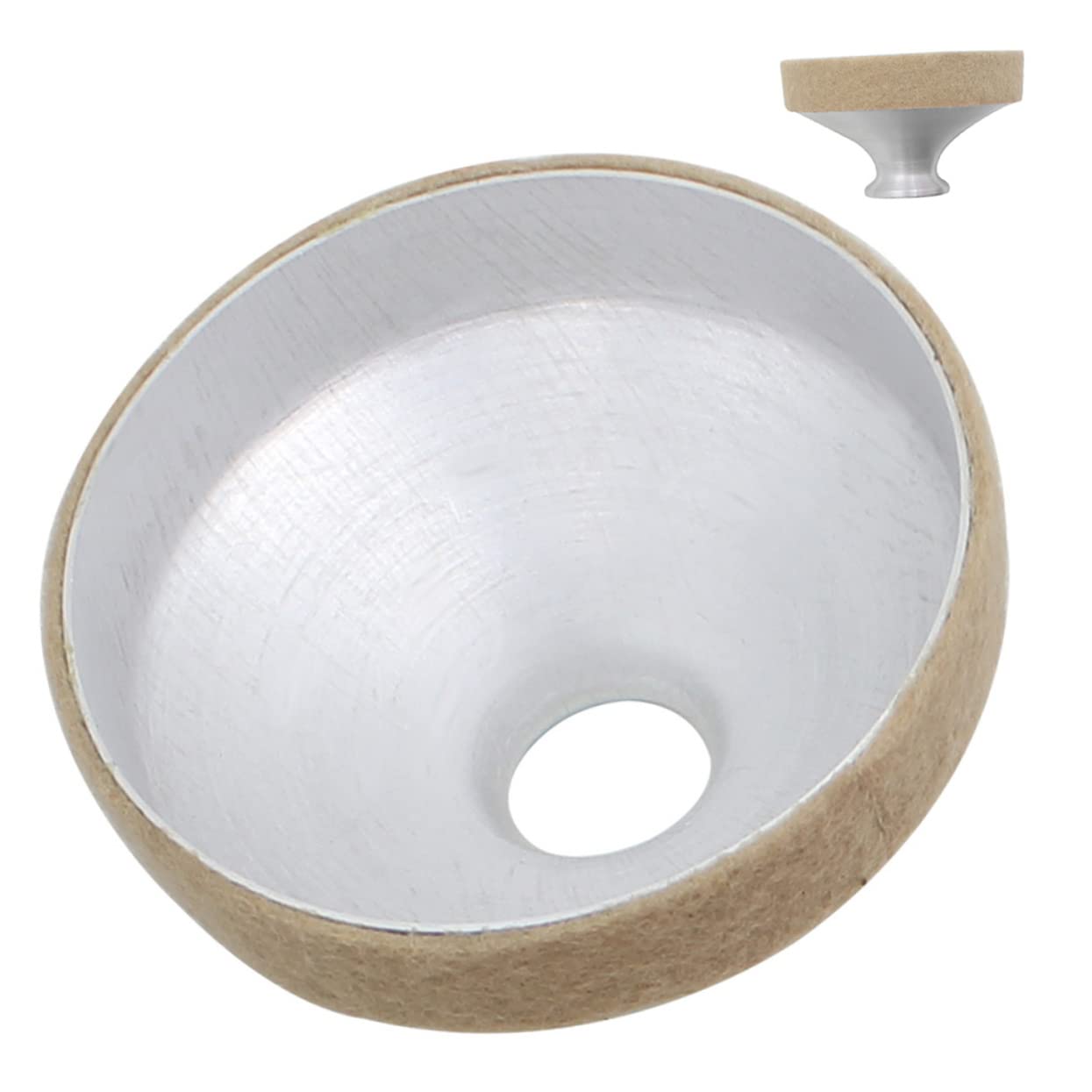 HANABASS Soprano Saxophone Mute Dampener Noise Reduction Accessory for Soprano Sax Easy to Install Sound Control for Saxophone Enthusiasts