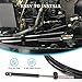 Atesilor 2pcs 19FT Gen1 Boat Throttle and Shift Cables Compatible with Mercury MerCruiser Marine Force Outboard Engine 600A Controller, Replace CC17919