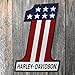 Harley-Davidson Patriotic Number One (1) Tin Metal Sign 12 x 18 Inch 2010191