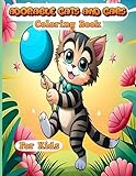 adorable cats and cars coloring book for kids