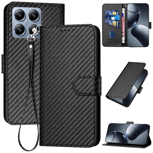 Gedurya Xiaomi 14T 用 ケース 手帳型 シャオミ14t スマホケース Xiaomi14T 手帳型ケース シャオミ 14t 携帯カバー 炭素繊維ブレイドスタイル 肌触り良い 指紋防止 マグネット開閉式 スタンド機能 全面保護 財布型 軽量