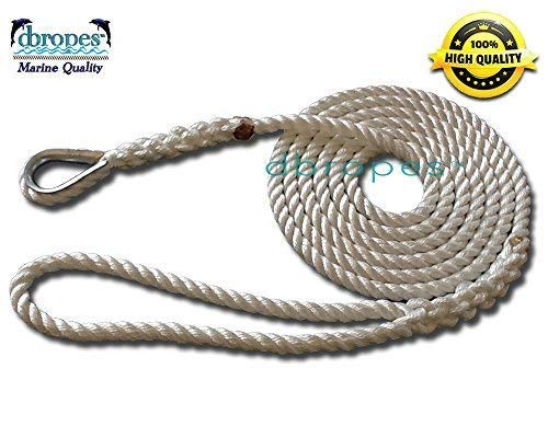 Amazon.co.jp: 3 Strand Mooring Pendant Premium 100% Nylon Rope 0.2