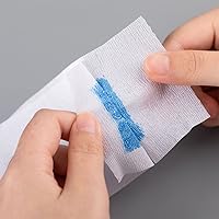 Vista 3 de 10 rollos de bufanda cuello papel de peluquería cuello de peluquería papel de seda desechables tiras para el cuello de la barberia tiras