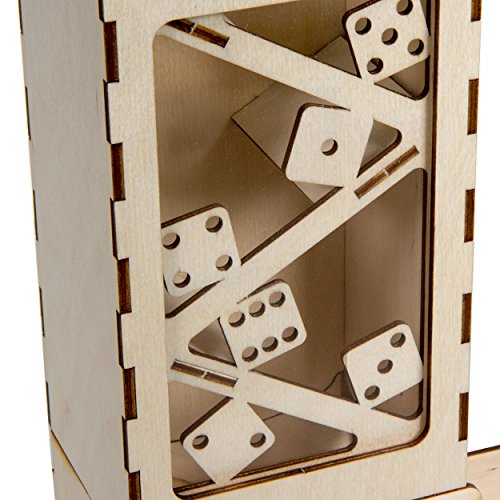 Gobelet modulaire en forme de dés avec rampe de lancer anti-perte - 4