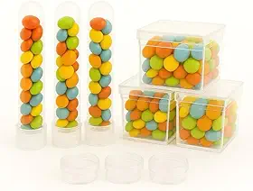 Kit Festa 30 Itens Caixinhas Latinhas Tubetes Personalizáveis (Cristal)