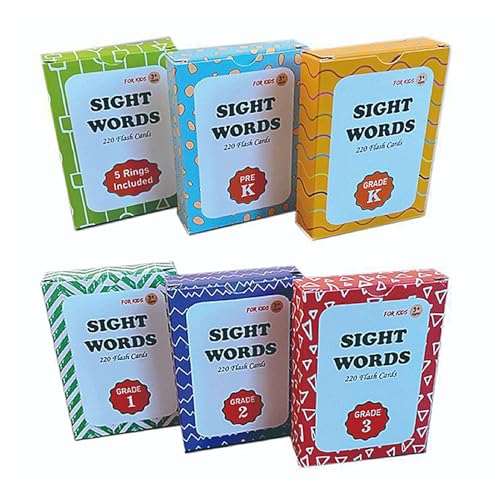 Flash cards de lecture préscolaire pour surmonter les difficultés de vocabulaire initial - 6