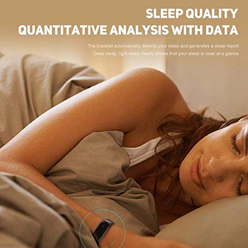 Image of Waylon Smart Band M4 - Fitness Band, 1.1-inch Color Display, USB Charging, Activity Tracker, Men's and Women's Health Tracking, Compatible All Androids iOS Phone (Dark Blue)