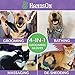 Handson Pet Grooming Gloves - #1 Ranked, Award-Winning Cat, Dog & Horse Hair Remover Gloves - Bathing, Shedding & Massaging Tool - Gentle Brush for Long & Short Fur (2 Pairs, Green, Medium)