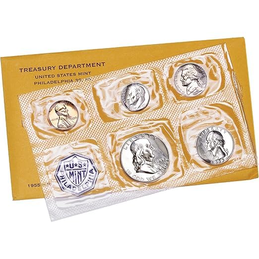 1955 P Proof Set Half Dollar US Mint Proof