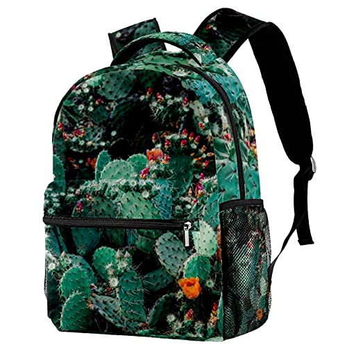 Sac à dos plantes vertes ergonomique avec rangement gourde