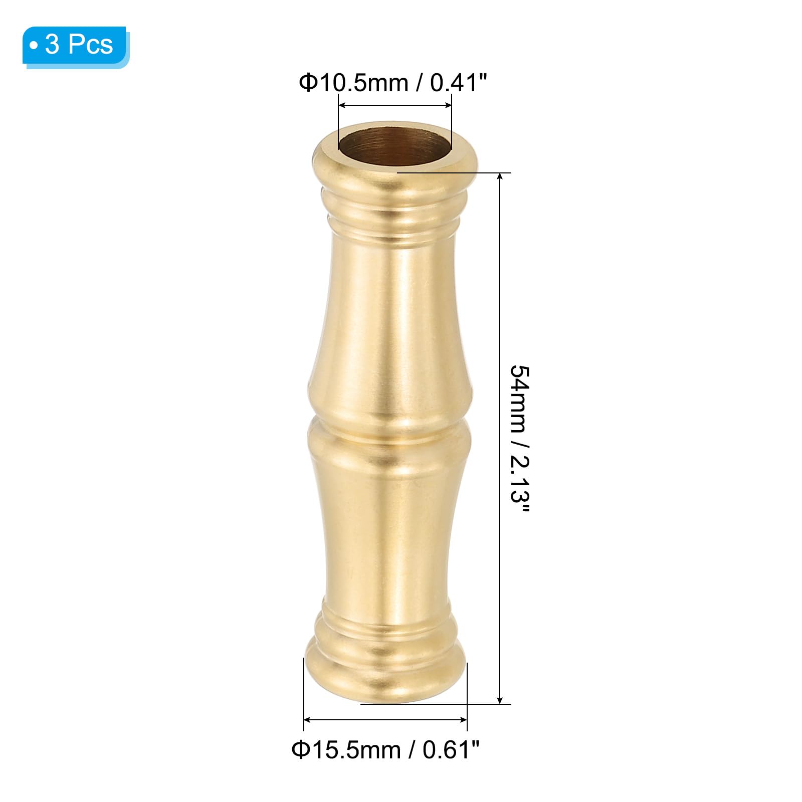 PATIKIL Lamp Solid Brass Spindle - Image 2