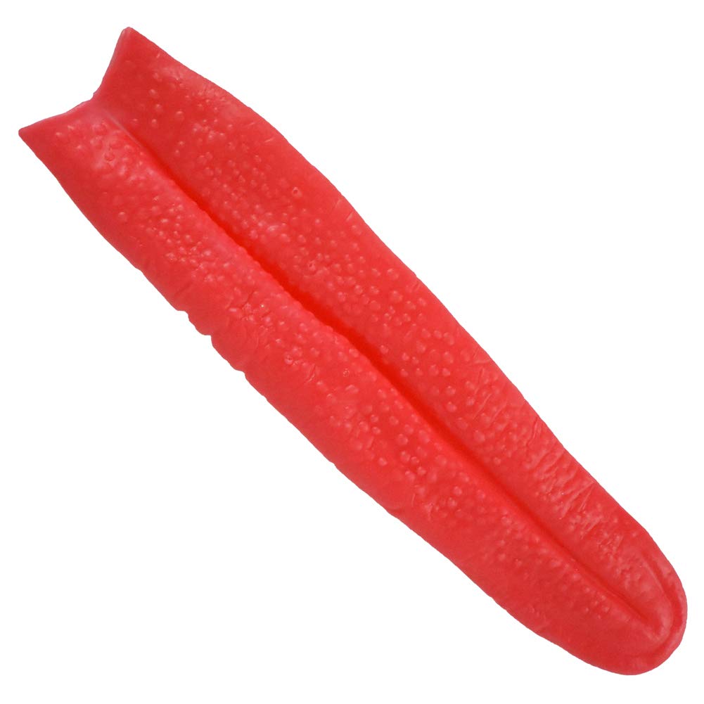 NOVELTY GIANT WWW.NOVELTYGIANT.COM Extra Long Tongue Rubber Cosplay Prop Halloween Party Costume Accessroy Red