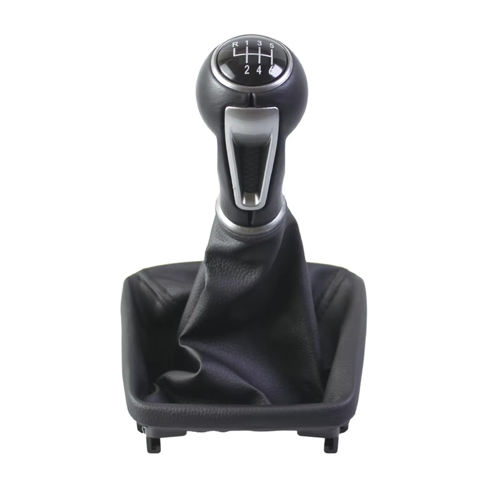 Schaltknauf Für Sitz Für Ibiza IV Für 6J | 2009–2012 Auto-Schaltknauf mit Gamasche aus Leder(6 Speed)