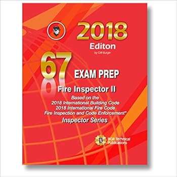 Paperback 67 Fire Inspector II 2018 Study Guide Workbook Book