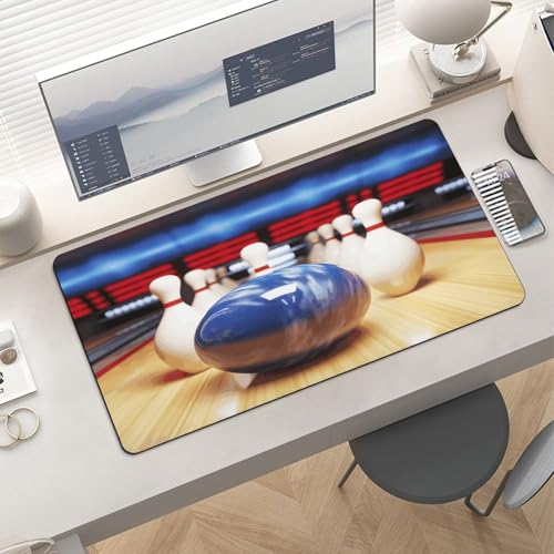 Bowling Desk Pad con Base de Goma Grande 30x60 cm miniatura 6