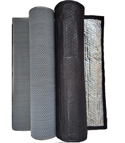 Image of Heat Reflective Mat for Terrace /Roof - Rubber Floor Mat (Grey, 15 feet x 2 feet)