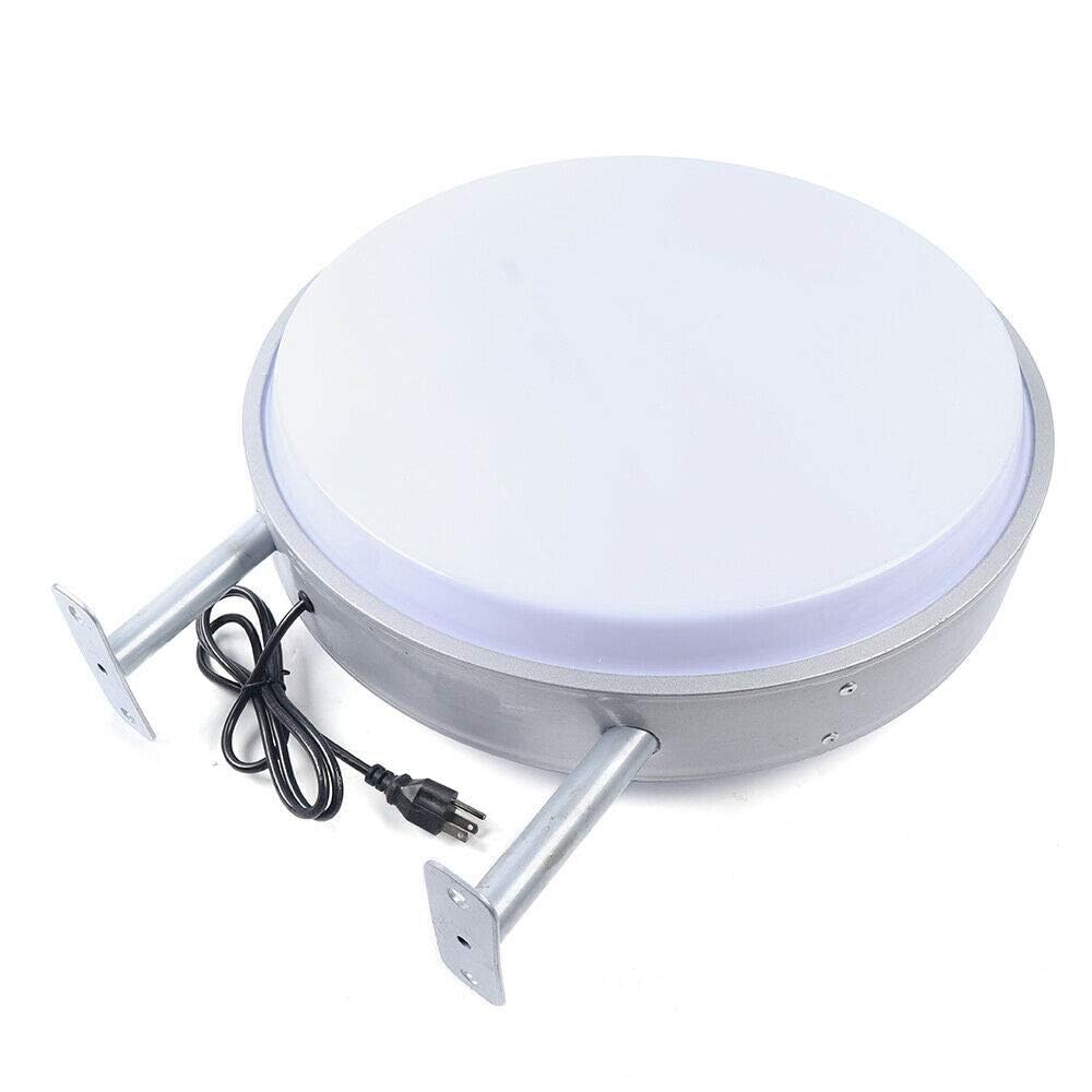 50 cm, scatola luminosa a LED, rotonda, sporgente, segnale luminoso a LED, impermeabile, bifacciale, segnale luminoso