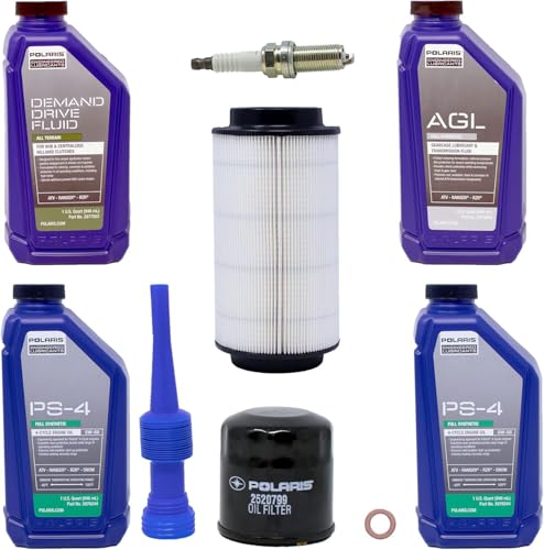 Edwards Oil Change Kit fits 2014-2023 Polaris Sportsman 570 ATV Full Service with Air Filter