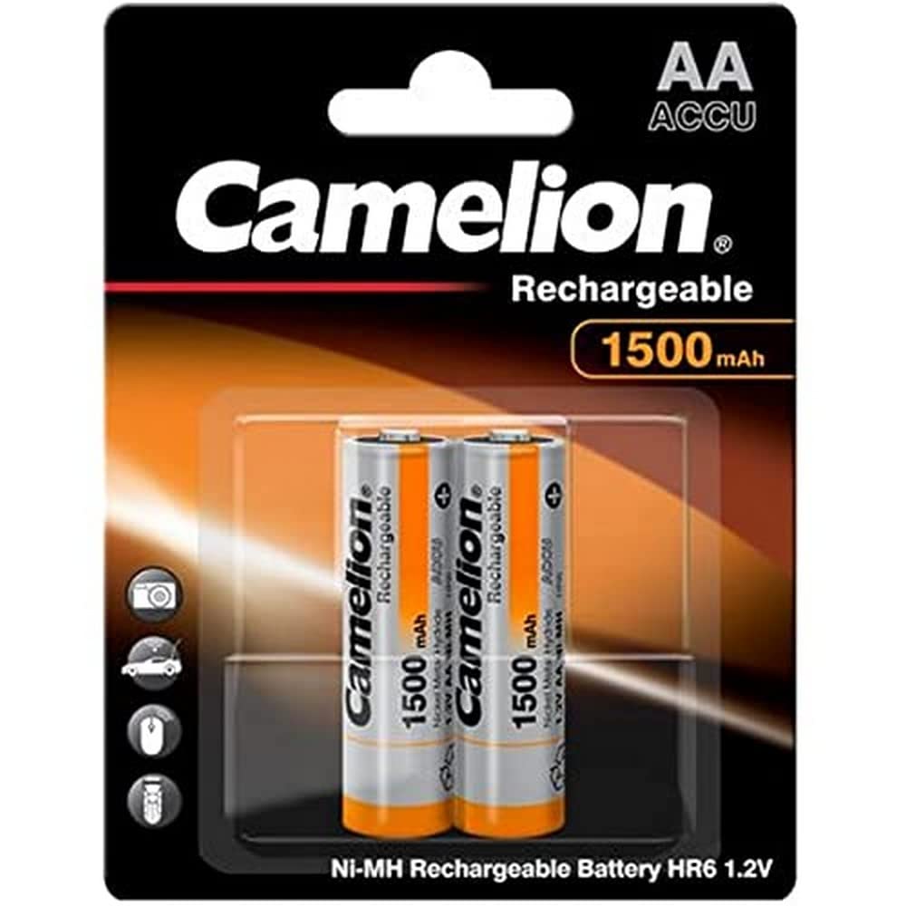Camelion 17015206 - Ni-MH Rechargable Batterien AA / HR6, 2 Stück 