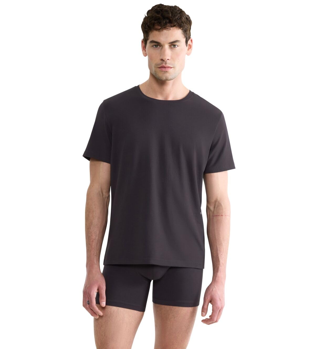 Sloggi Herren Charcoal Slg Base O-Neck Undershirt (1Er Pack)