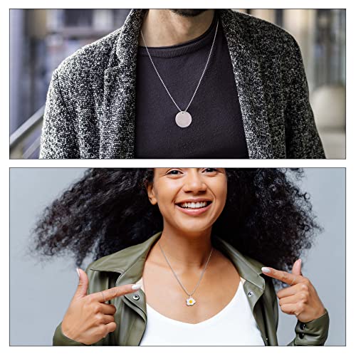 Pp Opount 53 Feet Ball Bead Chain, 1.5 Mm Adjustable Pull Chain Beaded With 50 Pcs Matching Connectors, Stainless Steel Bead Chain For Jewelry Making Necklace Keychain Dog Tag Chain #TOP4